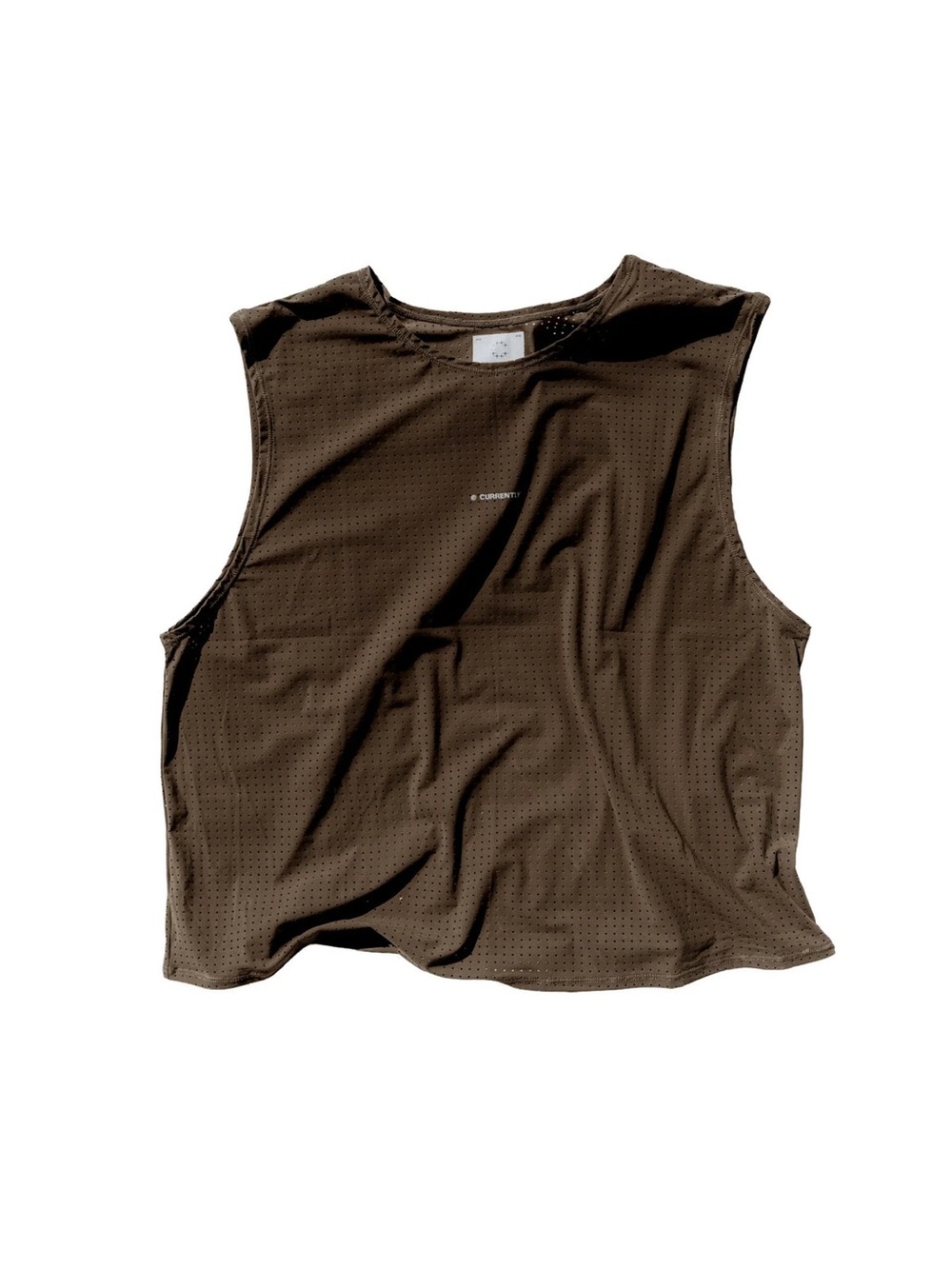 Currently Running - C-R™ Penultimate Crop Tee - Brown